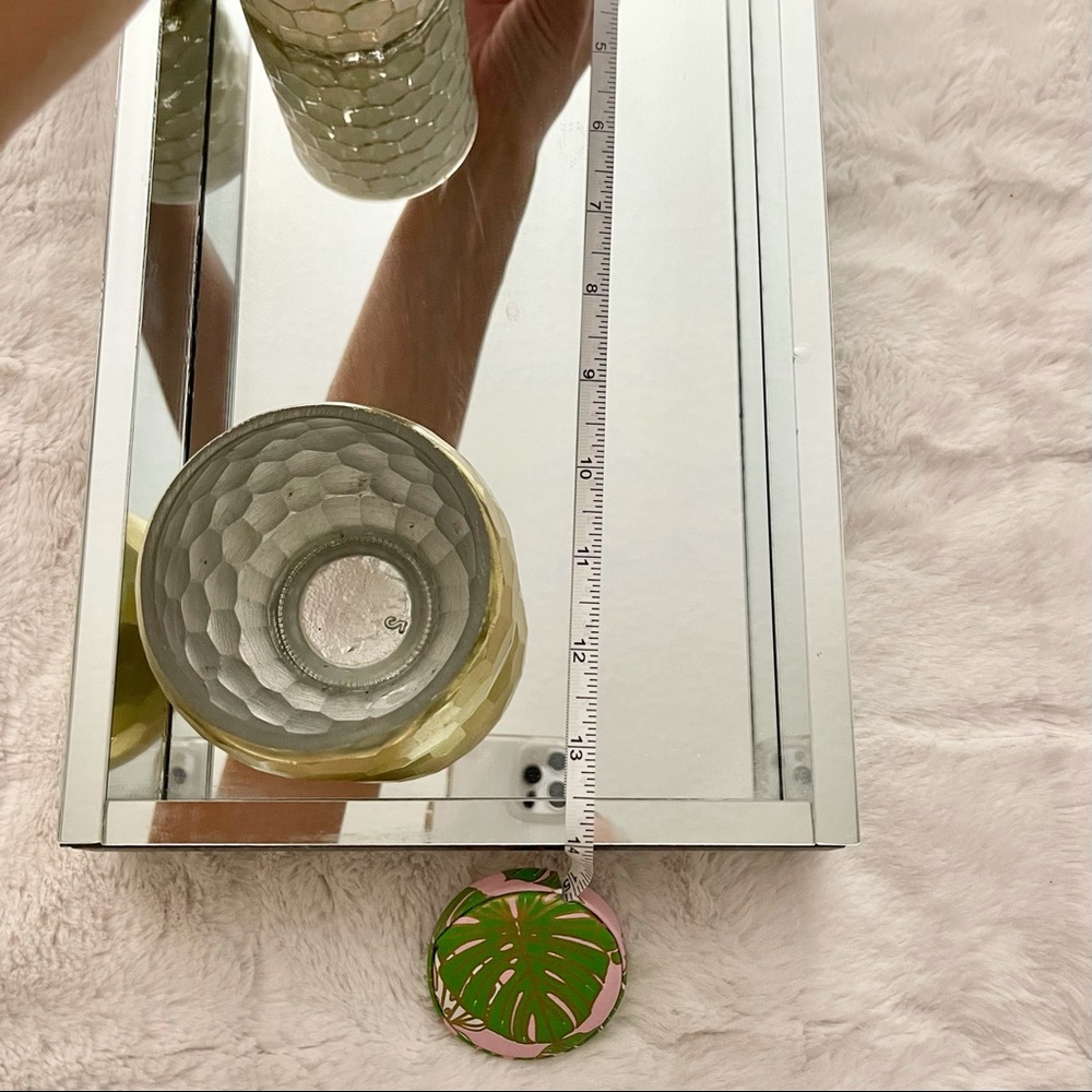 Solid Glass Mirror Perfume Tray - image 6
